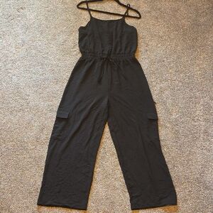 Inspired Hearts Black Sleeveless Jumpsuit